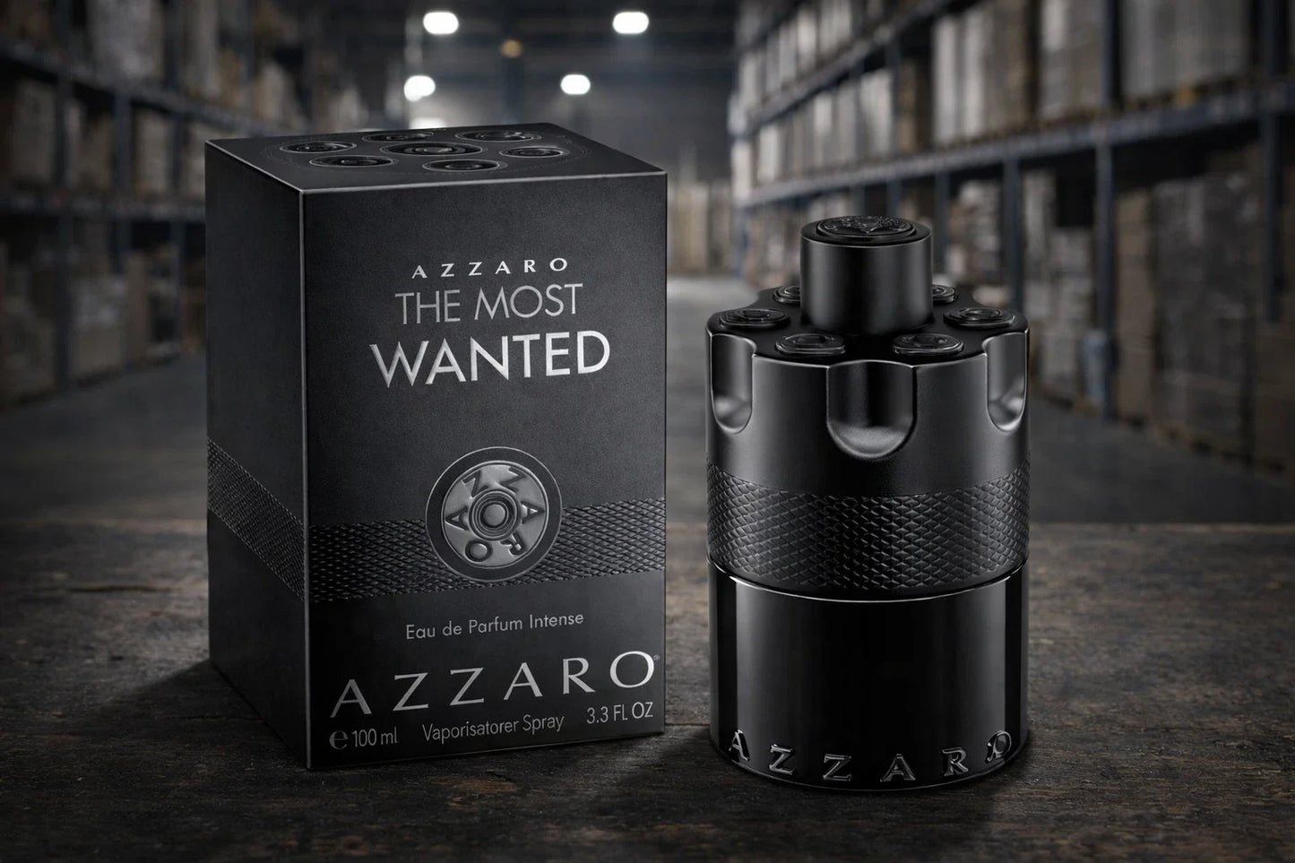 AZZARO THE MOST WANTED EAU DE PARFUM INTENSE SPRAY FOR MEN 100 ML 3.4 FL OZ
