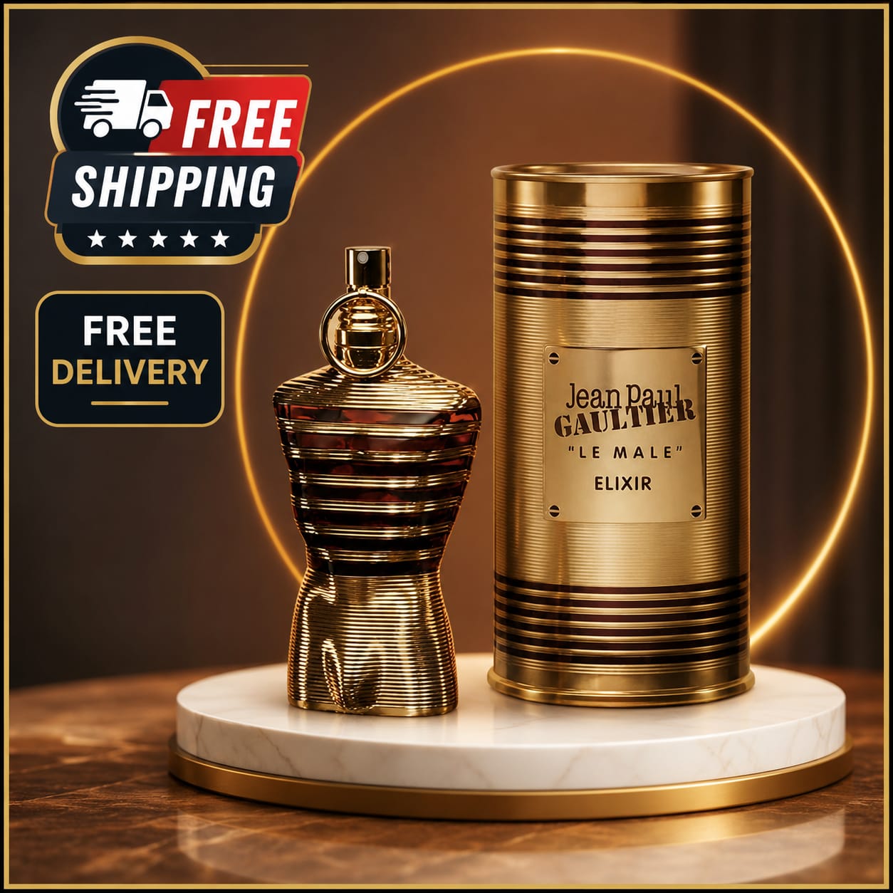Jean Paul Gaultier Le Male Elixir Parfum for Men 125ml / 4.2 fl oz