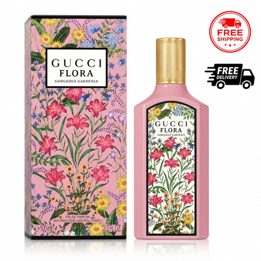 Gucci Flora Gorgeous Gardenia Eau de Parfum for Women 100ml (3.3 FL OZ)