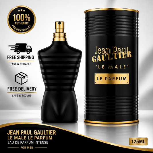 Jean Paul Gaultier Le Male Le Parfum Eau De Parfum Intense for Men – 125ml