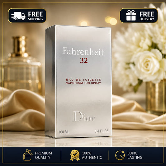 Dior Fahrenheit 32 Eau De Toilette Spray for Men 100ml / 3.4 fl oz