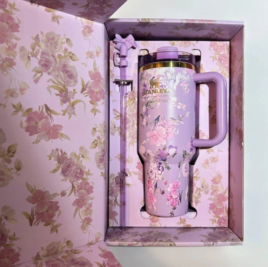 Stanley x LoveShackFancy Quencher H2.0 FlowState Tumbler 40 oz