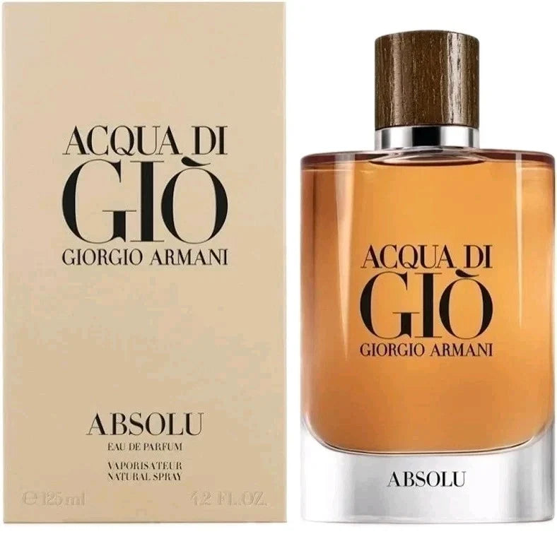 Giorgio Armani Acqua di Gio Absolu Eau de Parfume Spray for Men, 4.2 Fl Oz