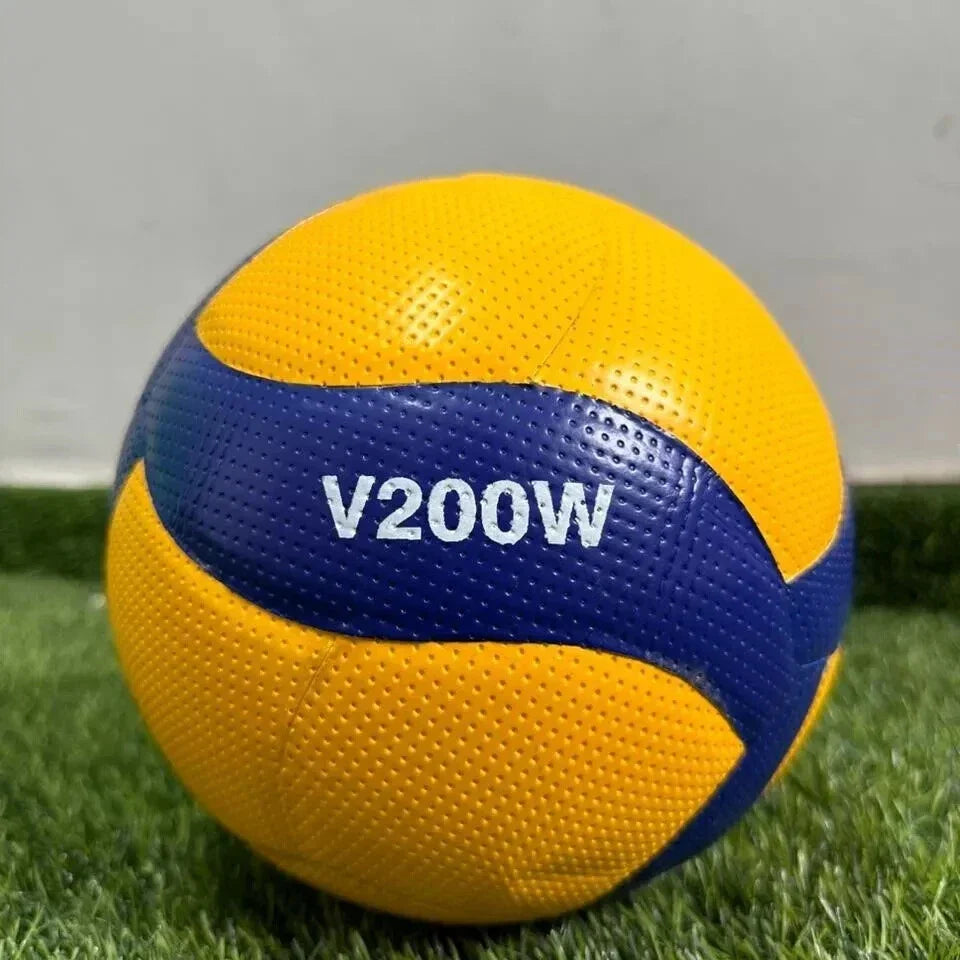 Mikasa Volleyball Official Size 5 – Premium Indoor/Outdoor Training & Match Ball – Yellow & Blue