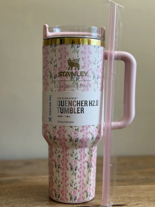 Stanley x LoveShackFancy Quencher H2.0 FlowState Tumbler 40 oz (1.18L)