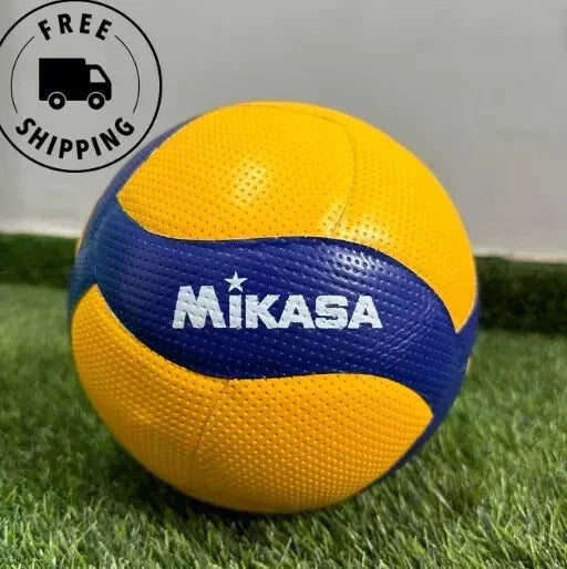 Mikasa Volleyball Official Size 5 – Premium Indoor/Outdoor Training & Match Ball – Yellow & Blue