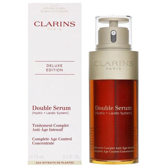 Clarins Double Serum Complete Age Control Anti-Aging Face Serum 75ml / 2.5 fl oz