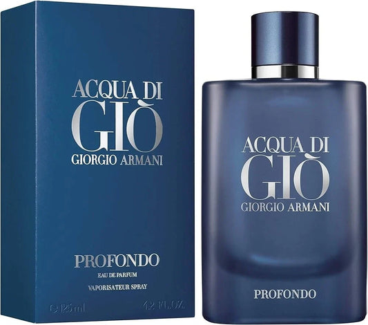 Acqua Di Gio Profondo by Giorgio Armani 4.2 oz Parfum Cologne for Men New In Box