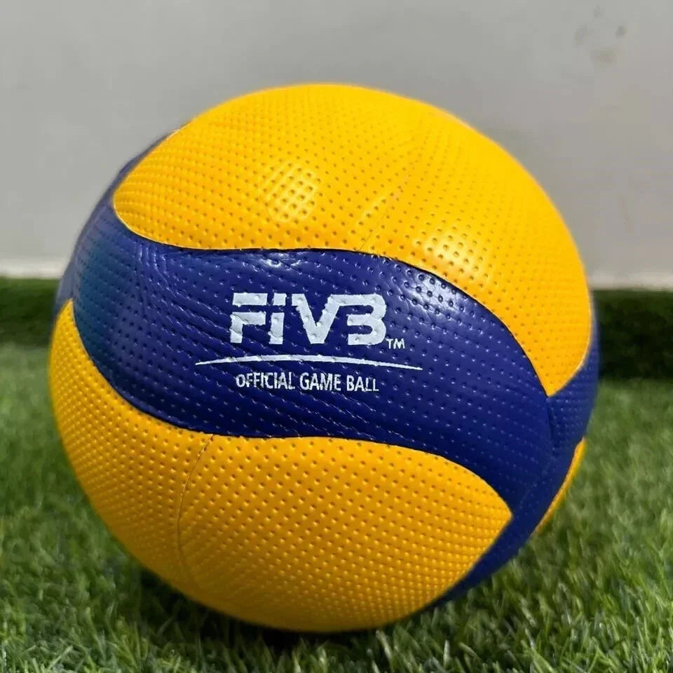 Mikasa Volleyball Official Size 5 – Premium Indoor/Outdoor Training & Match Ball – Yellow & Blue